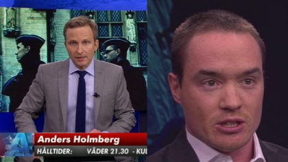 Anders Holmberg efter Ekeroths terrordebatt: "Inga järnrör kommer i närheten av Aktuellts studio"