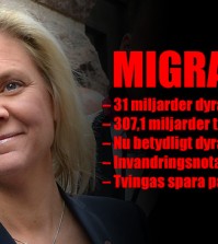 Magdalena Andersson kommenterade den nya chockbudgeten på onsdagen. Foto: Frankie Fouganthin, Wikimedia Commons