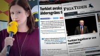 Birgitta Ohlsson kommenterar först när "rätt" media rapporterar. Montage: Nyheter Idag
