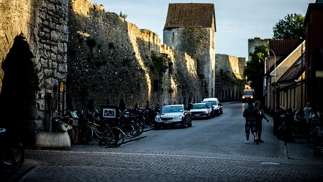 A pedestrian street in Visby. The picture was taken at a different time. Photo: News Today