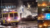 Det var totalt kaos i Rinkeby. Foto: Nyheter Idag samt Facebook