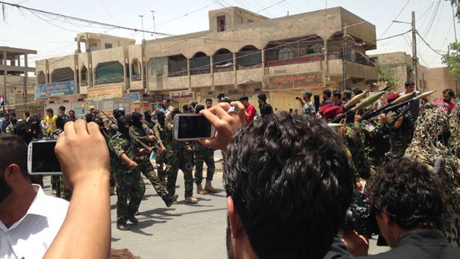 Det var många åskadare på plats i Bagdad. Foto: Buzzfeed