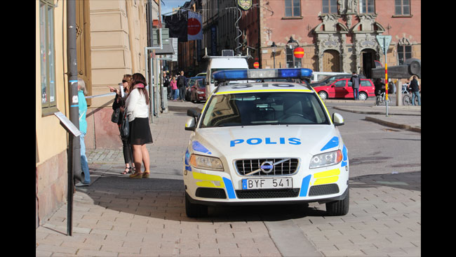 Ett stort område av Gamla stan var avspärrat. Foto: Amy Unsworth / Nyheter Idag