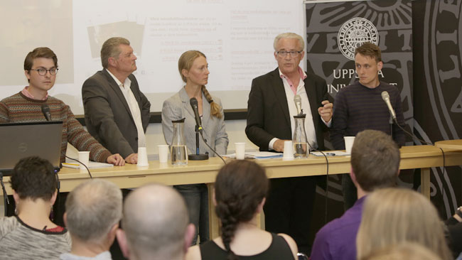 Debattörerna var överlag eniga om ett fortsatt cannabisförbud. Foto: Nyheter Idag