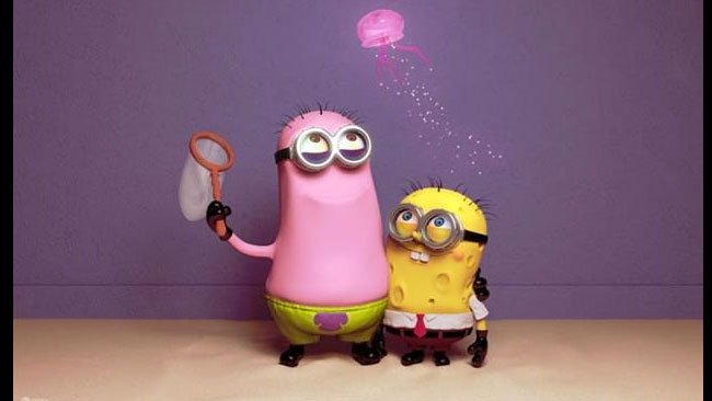 Vad heter han nu? Svampbob Minionkant?