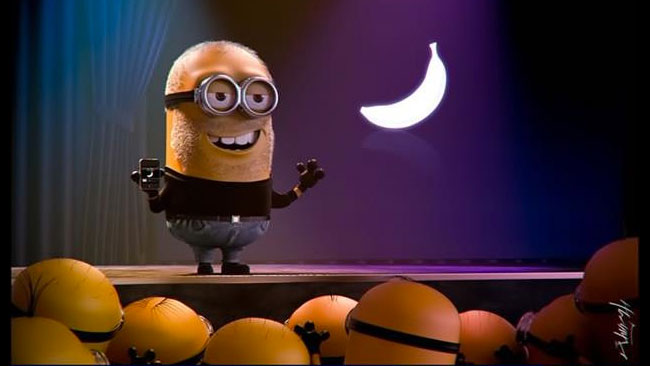 Minion jobs presenterar Bananas senaste produkter