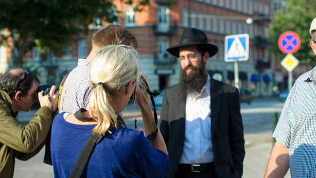 Schneur Kesselman är rabbin i Malmö. Foto: Elinor Magnusson