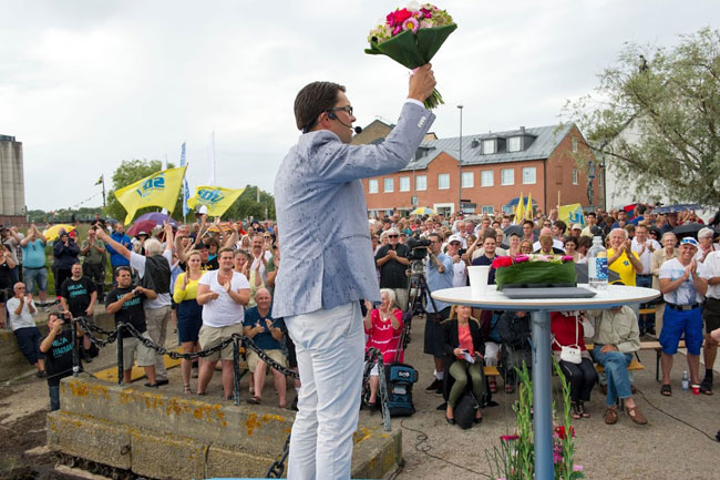 Sverigedemokraternas partiledare Jimie Åkesson. Foto: Sven Pernils / Nyheter Idag