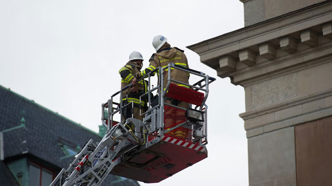 Räddningstjänsten fick rycka in. Foto: Sven Pernils / Nyheter Idag