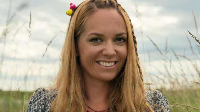 Johanna Jönsson blev invald i riksdagen för centerpartiet. Foto: stadslolla.se