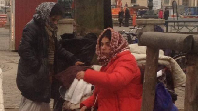 Det var mycket grejjer de tog som de lade vid bänken, förklarar Linda. Foto: Privat