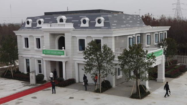 En villa har de också skrivit ut. Foto: www.3ders.org