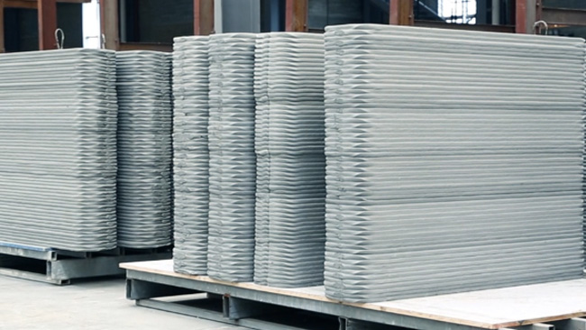 Väggar står uppstaplade. Foto: www.3ders.org