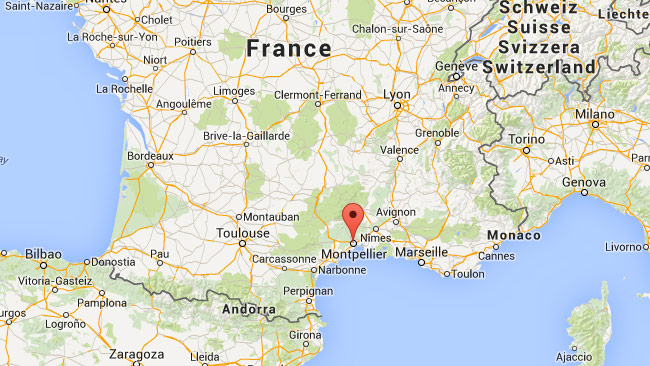 Karta Södra Frankrike | Karta