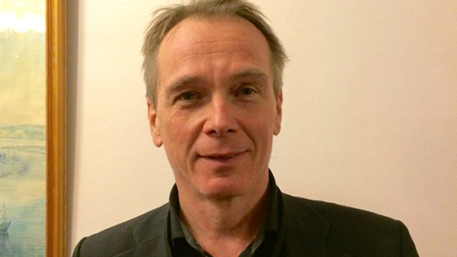 Den före detta chefredaktören Jan Sjunnesson för den SD-ägda sajten Samtiden. Foto: Sven Pernils