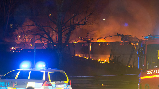 Förödelsen var total. Foto: Chang Frick / Nyheter Idag