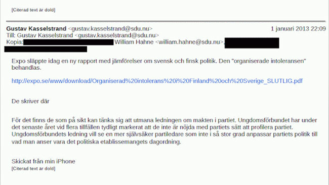 Kasselstrand är nöjd med hur Expo rapporterar