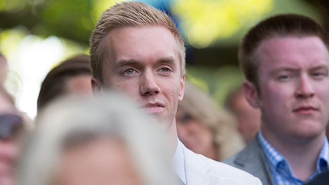 SDU-toppen William Hahne kommer att uteslutas berättar källor med god insyn i Sverigedemokraterna. Foto: Chang Frick / Nyheter Idag