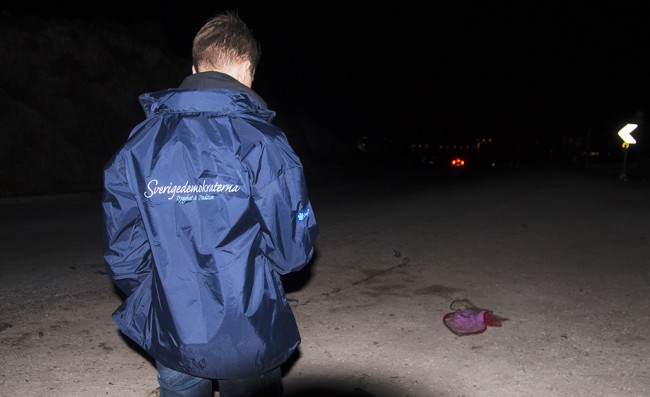 SD på plats i Grekland. Foto: Sverigedemokraterna