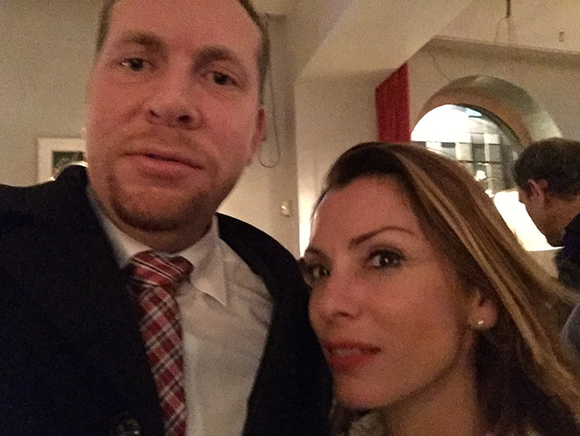 Enligt Friberg var det "kärleksmingel" den här kvällen. Foto: Privat