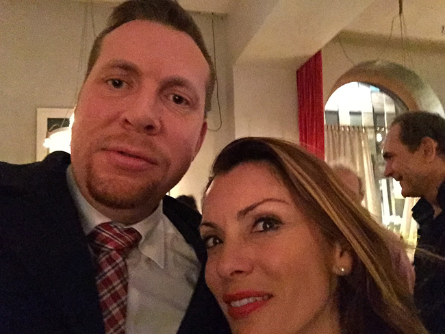 De fanns tid att ta gott om bilder på Friberg och Pascalidou. Foto: Privat