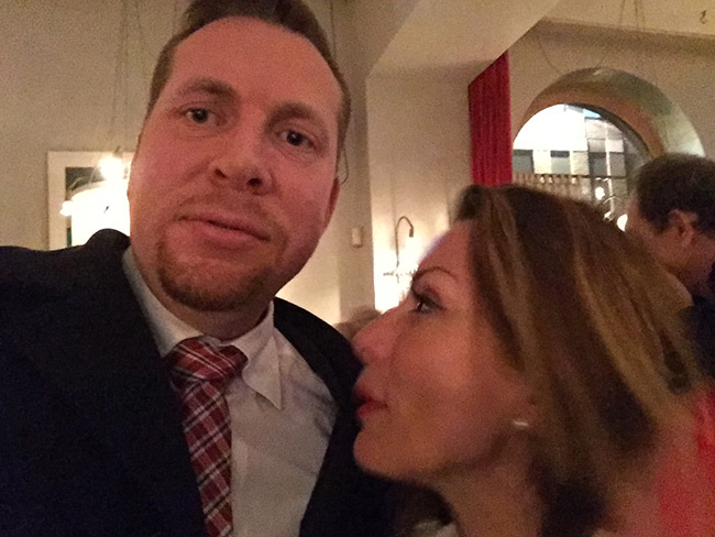 Daniel Friberg säger att Pascalidou hade en "trånande blick" mot honom. Foto: Privat