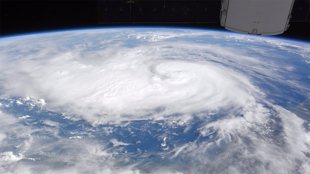 Orkanen Harvey fotad från ISS, Foto; Nasa/Randy Bresnik