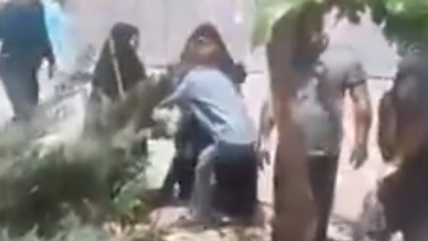 "Hjälp mig! Släpp mig!" – Chockerande video visar kvinna i Iran som grips av shariapolis eftersom hon bär fel slöja
