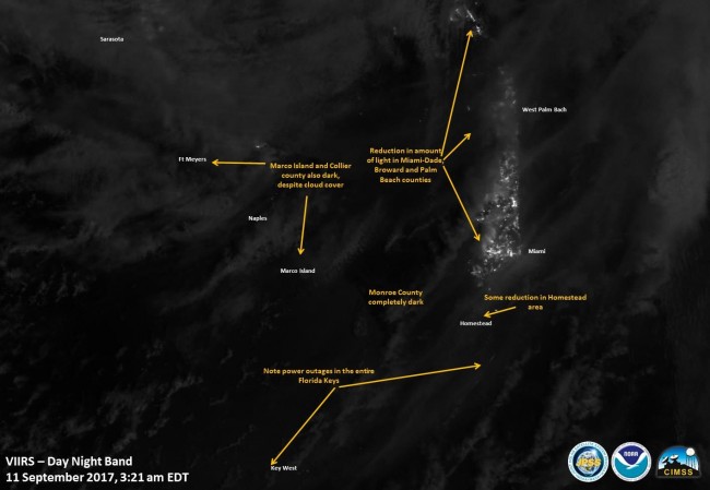 Florida just nu. Foto: Nate Johnson/Noaa Foto: Nate Johnson/Noaa