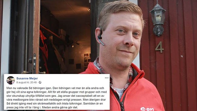 Kommunalråd till angrepp mot SD efter att nattvandrare slagits ned och rånats