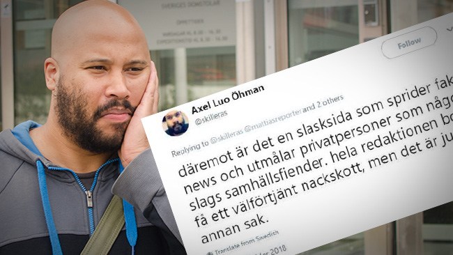 Poddare döms för twitterhot mot Samhällsnytt