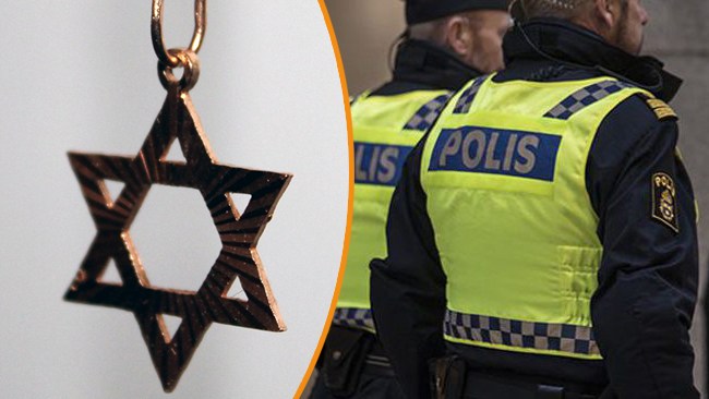 Misstänkt hatbrott: Tre män slet Davidsstjärna av judisk kvinna