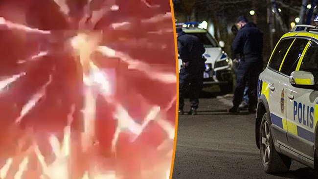 Trots nya lagen – raketterror mot svensk polis på nyårsafton