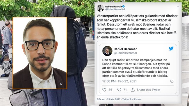 Liberala brösttoner om Ibn Rushd – strösslar bidrag i Stockholm