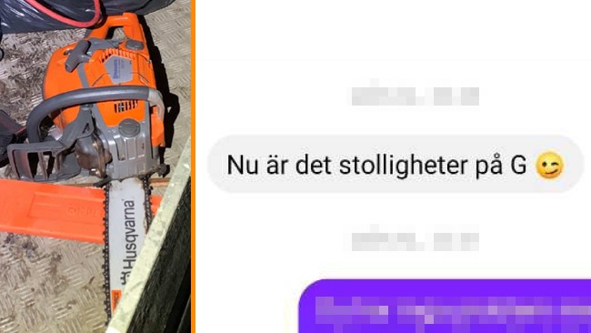 Kamelryttaren inför rätta för motorsågshot: "Ville att det skulle bullra lite grann"