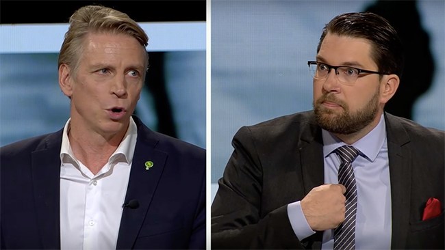 Åkessons vrede mot Bolund: "Kallar du mig för nazist?"