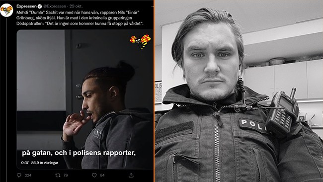 "Målar upp honom som en cool gängkriminell"