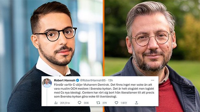 "Finns inget mer woke än att vara muslim OCH medlem i Svenska kyrkan"