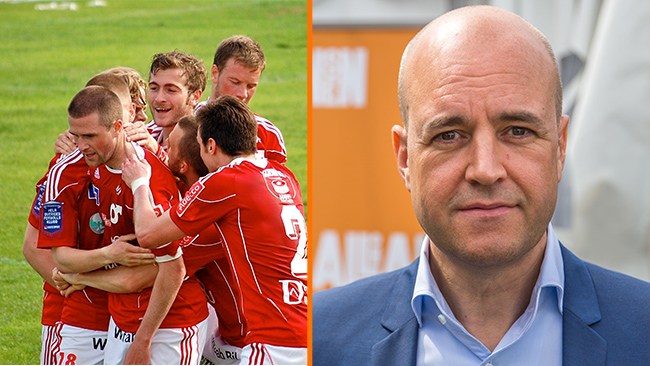 Rasar mot Reinfeldt i fotbolls-strid: "Gammasovjetisk idé"