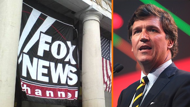Fox News stämmer Tucker Carlson