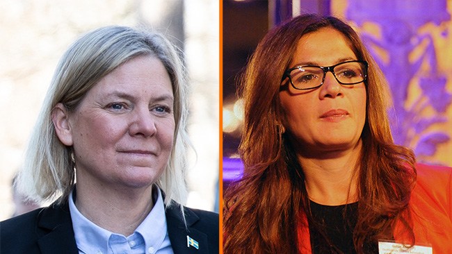 Uppgift: Magdalena Andersson (S) hotade polisanmäla Gulan Avci (L) för debattartikel