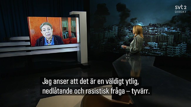 Här vägrar den palestinska politikern fördöma Hamas