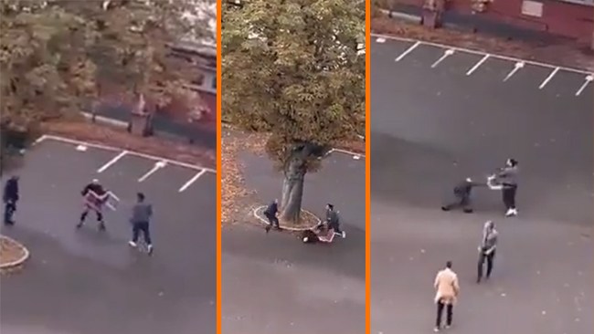 Här attackeras fransk skola av knivbeväpnad man