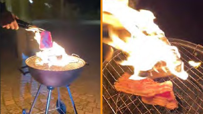 Man döms efter koran- och bacongrillning