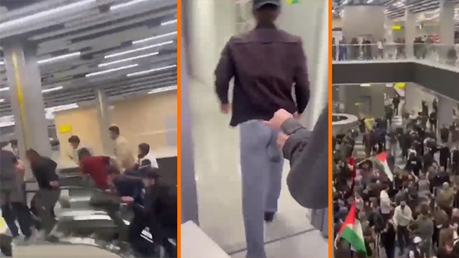 60 gripna och 20 skadade efter antisemitisk attack mot flygplats