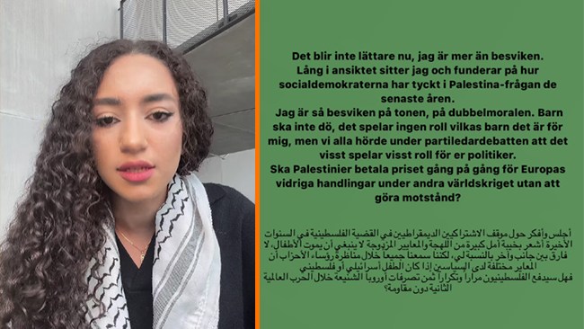S-politiker lämnar partiet i protest när Magdalena Andersson fördömer Hamas och stöder Israel