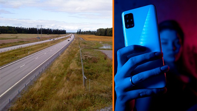 Tog selfie på motorvägen – körde ihjäl motorcyklist