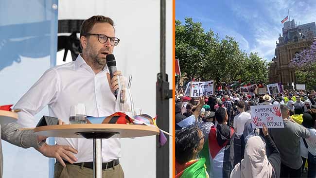 Vänstern rasar mot Fredrik Malm (L) efter inlägg om palestinier